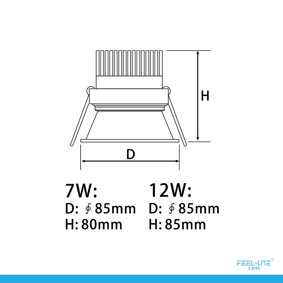 LED DOWNLIGHT-D1504-12W-T