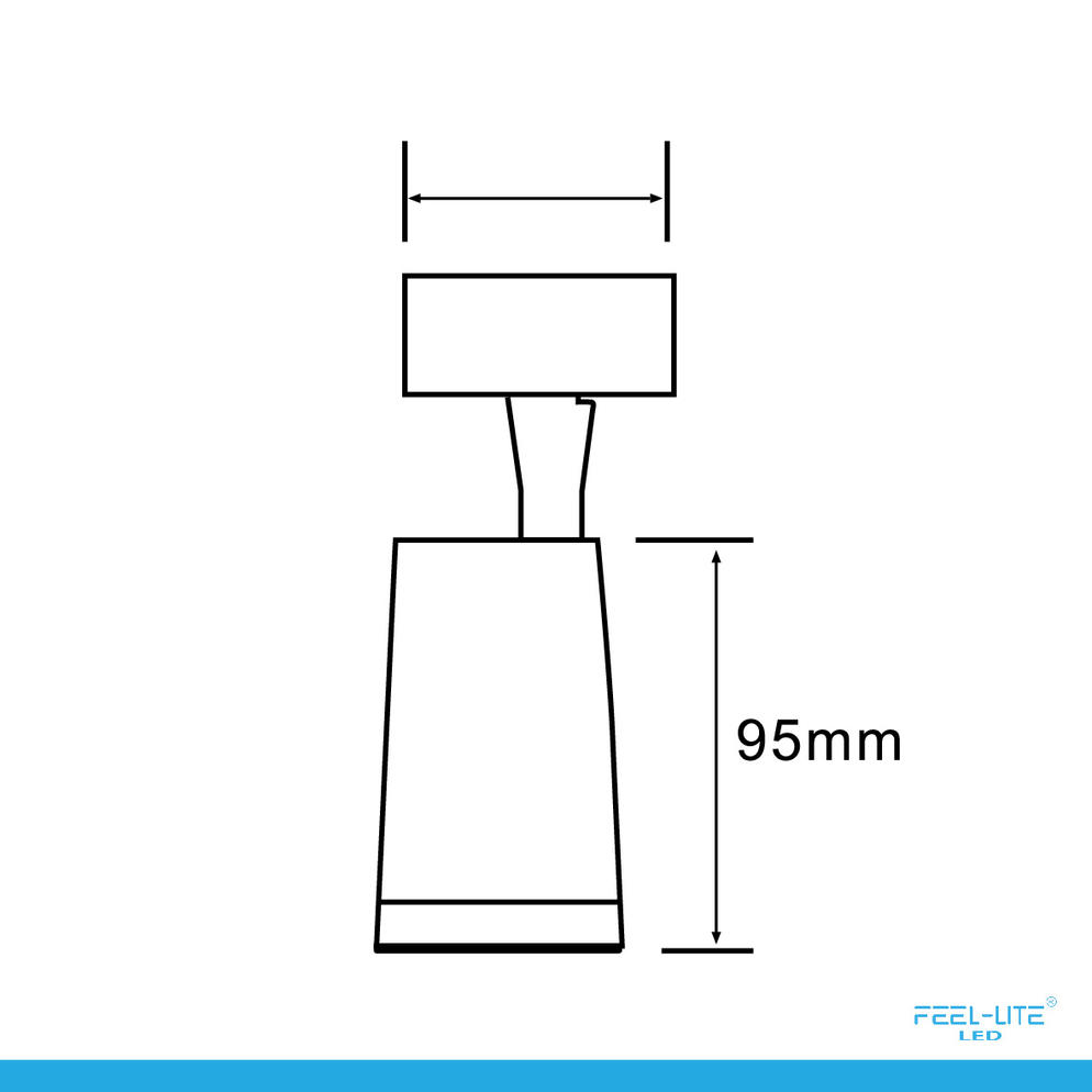 TRACK SPOT LIGHT-C1606-12W-S-WHITE