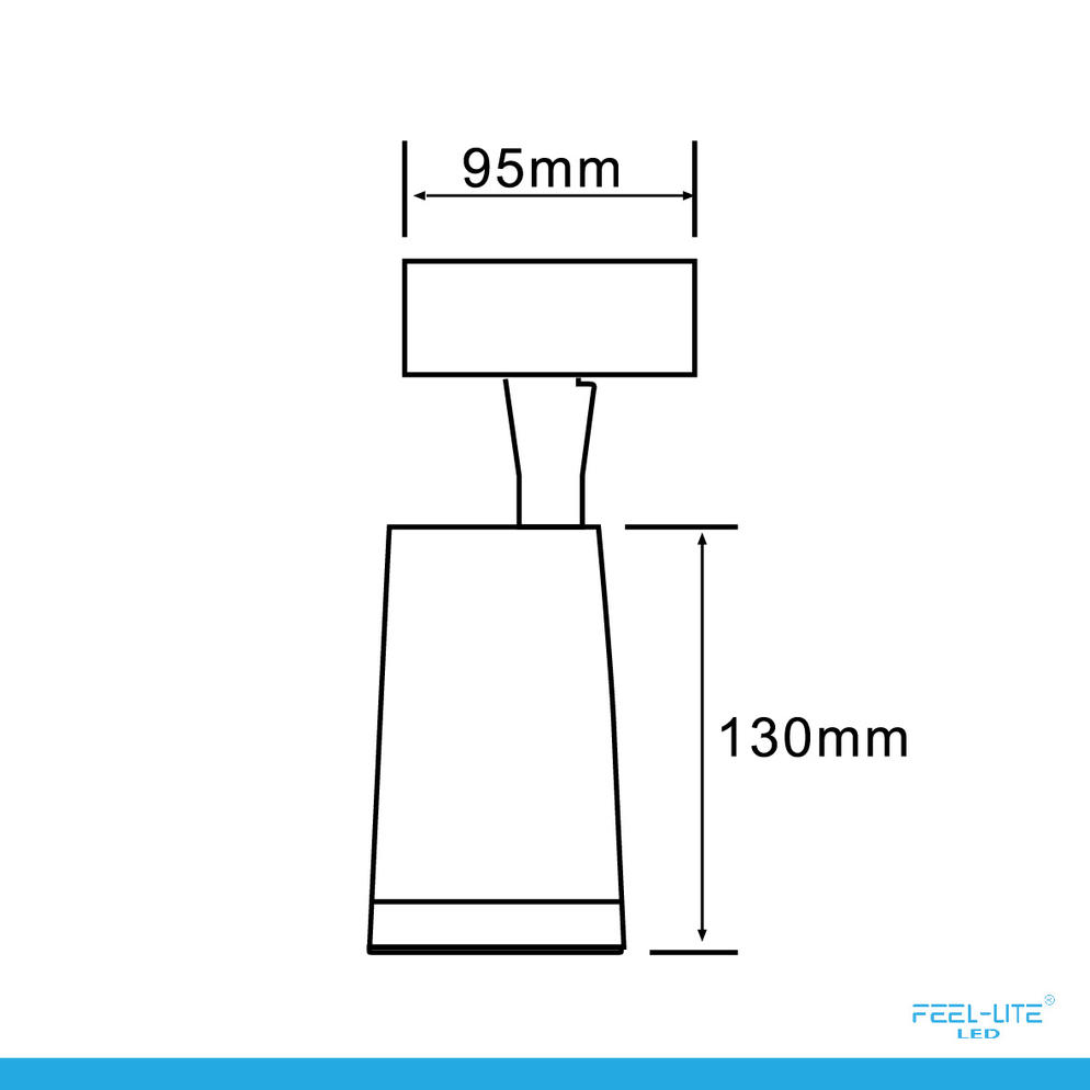 TRACK SPOT LIGHT-C1606-18W-M-BLACK