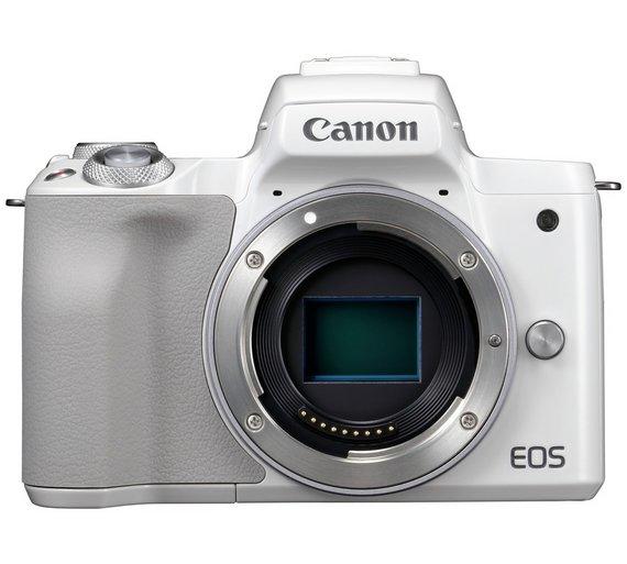 [CANON PROMO] CANON EOS M50 MIRRORLESS DIGITAL CAMERA (BODY ONLY, WHITE) (FREE 32GB MEMORY CARD + CAMERA BAG TILL 31 JULY 2018) (CANON MALAYSIA)