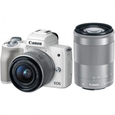 [CANON PROMO] CANON EOS M50 MIRRORLESS DIGITAL CAMERA WITH EF-M 15-45MM AND 55-200MM LENSES (WHITE) (FREE 32GB MEMORY CARD + CAMERA BAG TILL 31 JULY 2018) (CANON MALAYSIA)