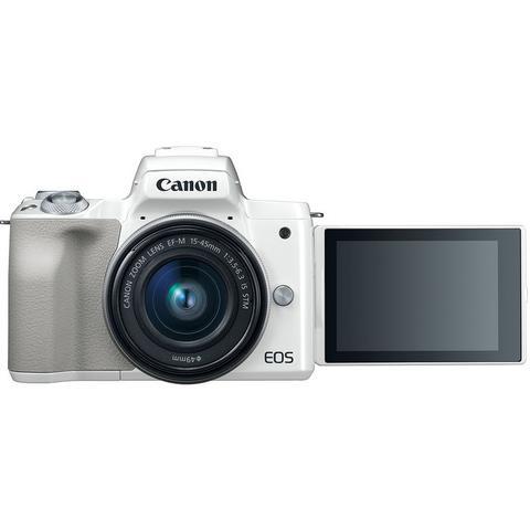 [CANON PROMO] CANON EOS M50 MIRRORLESS DIGITAL CAMERA WITH EF-M 15-45MM AND 55-200MM LENSES (WHITE) (FREE 32GB MEMORY CARD + CAMERA BAG TILL 31 JULY 2018) (CANON MALAYSIA)