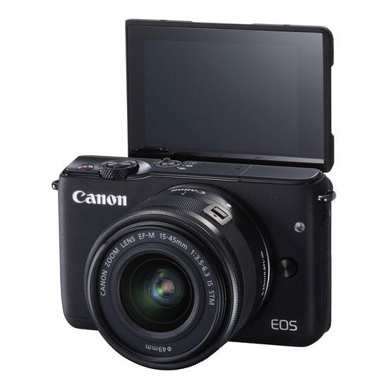 [CANON PROMO] CANON EOS M10 MIRRORLESS DIGITAL CAMERA WITH EF-M 15-45MM LENS (BLACK) (FREE 16GB MEMORY CARD + EXTRA CANON BATTERY & BAG TILL 31 JULY 2018) (CANON MALAYSIA)