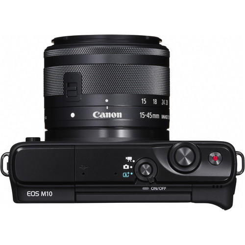 [CANON PROMO] CANON EOS M10 MIRRORLESS DIGITAL CAMERA WITH EF-M 15-45MM LENS (BLACK) (FREE 16GB MEMORY CARD + EXTRA CANON BATTERY & BAG TILL 31 JULY 2018) (CANON MALAYSIA)