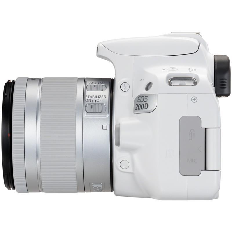 CANON EOS 200D WITH EF-S 18-55MM  F/3.5-5.6 IS STM (WHITE) (FREE 16GB MEMORY CARD & CAMERA BAG) (CANON MALAYSIA)