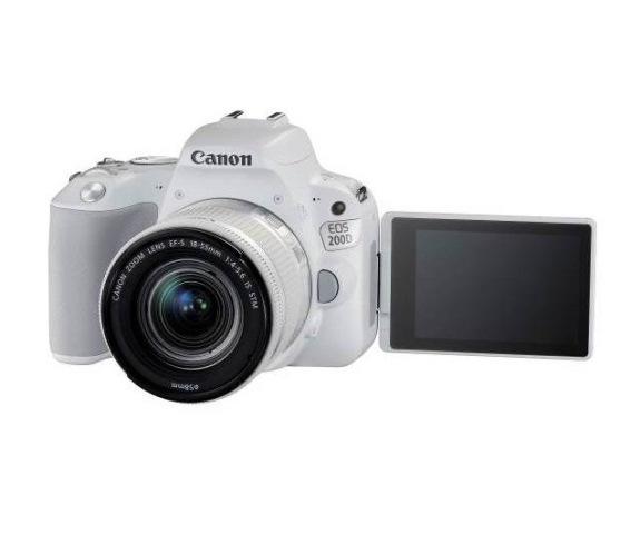 CANON EOS 200D WITH EF-S 18-55MM  F/3.5-5.6 IS STM (WHITE) (FREE 16GB MEMORY CARD & CAMERA BAG) (CANON MALAYSIA)