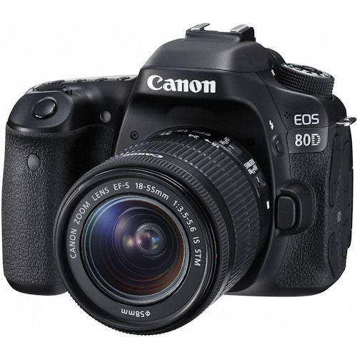 CONAN EOS 80D DSLR CAMERA WITH EF-S 18-55MM F/3.5-5.6 IS STM LENS (FREE 16GB MEMORY CARD & CAMERA BAG) (CANON MALAYSIA)