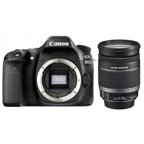 CANON EOS 80D DSLR CAMERA WITH EF-S 18-200MM F/3.5-5.6 IS LENS (FREE 16GB MEMORY CARD & CAMERA BAG) (CANON MALAYSIA)