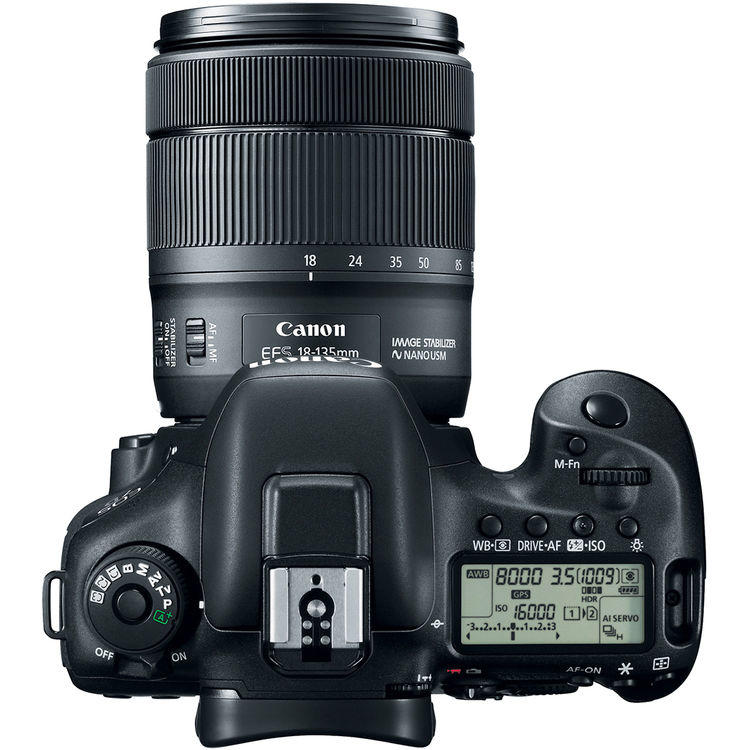 CANON EOS 7D Mark II DSLR CAMERA WITH EF-S 18-135MM LENS & W-E1 WI-FI ADAPTER (CANON MALAYSIA)