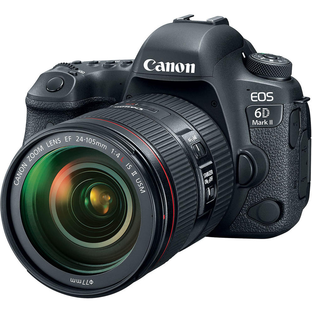 [CANON PROMO] CANON EOS 6D MARK II DSLR CAMERA WITH EF 24-105MM F/4 L IS II USM LENS (INSTANT CASH BACK OF RM 500 TILL 31 JULY 2018) (CANON MALAYSIA)