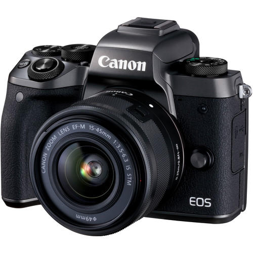 [CANON PROMO] CANON EOS M5 MIRRORLESS DIGITAL CAMERA WITH EF-M 15-45MM LENS (FREE 16GB MEMORY CARD, EXTRA CANON BATTERY, CAMERA BAG & MOUNT ADAPTER WITHOUT TRIPOD COLLAR TILL 31 JULY 2018) (CANON MALAYSIA)