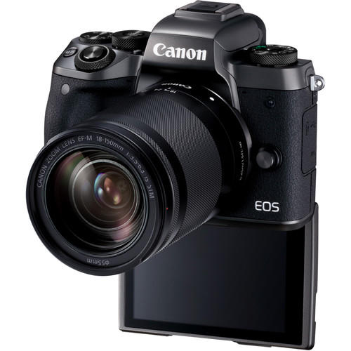 [CANON PROMO] CANON EOS M5 MIRRORLESS DIGITAL CAMERA WITH EF-M 18-150MM LENS (FREE 16GB MEMORY CARD, EXTRA CANON BATTERY, CAMERA BAG & MOUNT ADAPTER WITHOUT TRIPOD COLLAR TILL 31 JULY 2018) (CANON MALAYSIA)