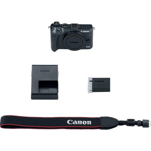 [CANON PROMO] CANON EOS M6 MIRRORLESS DIGITAL CAMERA (BODY ONLY, BLACK) (FREE 16GB MEMORY CARD, EXTRA CANON BATTERY, CAMERA BAG & MOUNT ADAPTER WITHOUT TRIPOD COLLAR TILL 31 JULY 2018) (CANON MALAYSIA)