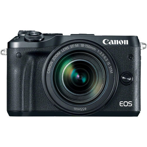 [CANON PROMO] CANON EOS M6 MIRRORLESS DIGITAL CAMERA WITH EF-M 18-150MM LENS (BLACK) (FREE 16GB MEMORY CARD, EXTRA CANON BATTERY, CAMERA BAG & MOUNT ADAPTER WITHOUT TRIPOD COLLAR TILL 31 JULY 2018) (CANON MALAYSIA)