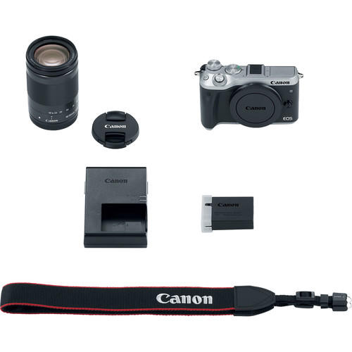 [CANON PROMO] CANON EOS M6 MIRRORLESS DIGITAL CAMERA WITH EF-M 18-150MM LENS (FREE 16GB MEMORY CARD, EXTRA CANON BATTERY, CAMERA BAG & MOUNT ADAPTER WITHOUT TRIPOD COLLAR TILL 31 JULY 2018) (CANON MALAYSIA)