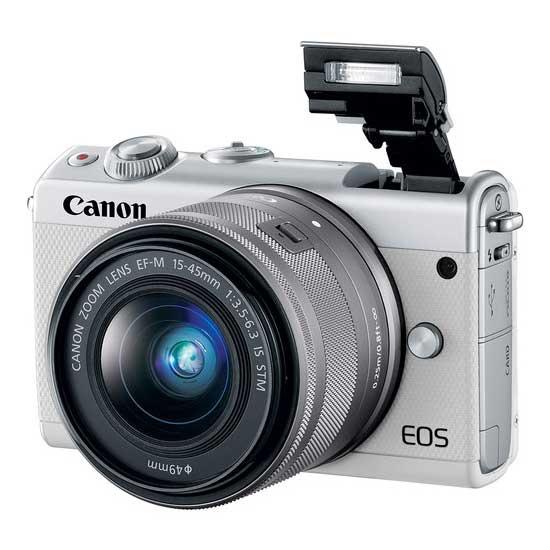 [CANON PROMO] CANON EOS M100 MIRRORLESS DIGITAL CAMERA WITH EF-M 15-45MM F/3.5-6.3 IS STM LENS (WHITE) (FREE 16GB MEMORY CARD, EXTRA CANON BATTERY & CAMERA BAG TILL 31 JULY 2018) (CANON MALAYSIA)