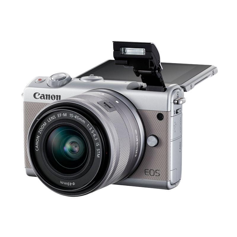 [CANON PROMO] CANON EOS M100 MIRRORLESS DIGITAL CAMERA WITH EF-M 15-45MM LENS (GREY) (FREE 16GB MEMORY CARD, EXTRA CANON BATTERY & CAMERA BAG TILL 31 JULY 2018) (CANON MALAYSIA)