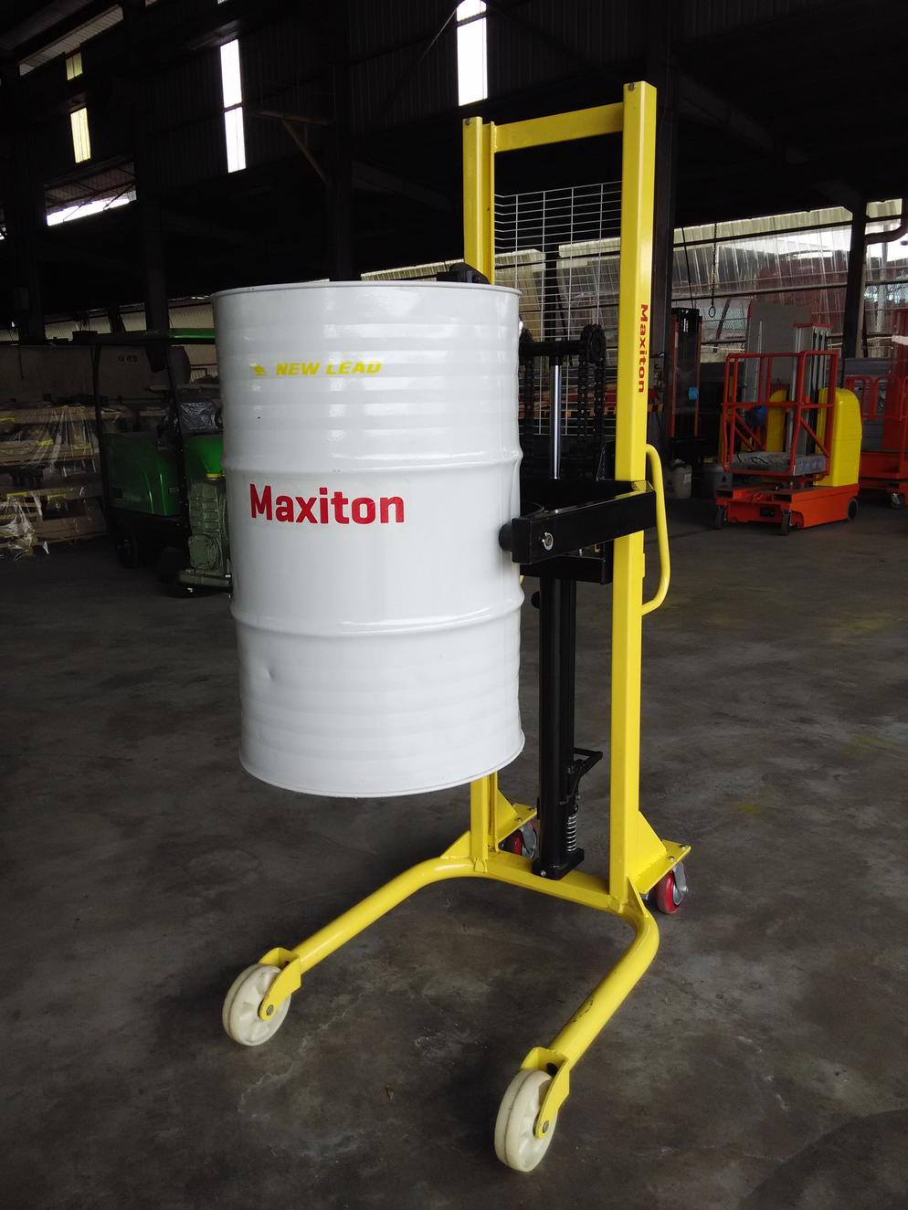 Tilting Barrel Stacker