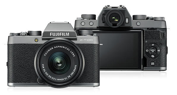 [NEW ARRIVAL] FUJIFILM X-T100 DIGITAL CAMERA WITH XC 15-45MM F/3.5-5.6 OIS PZ (DARK SILVER) (FREE 32GB MEMORY CARD) (FUJIFILM MALAYSIA)