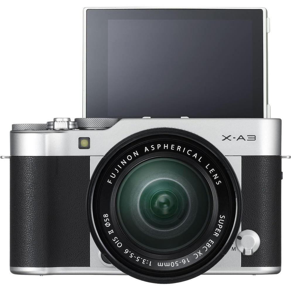 [FUJIFILM PROMO] FUJIFILM X-A3 MIRRORLESS DIGITAL CAMERA XC 16-50M LENS (SILVER) (FREE 32GB MEMORY CARD & BLC X-A3 LEATHER HALF CASE TILL 30 JUNE 2018) (FUIFILM MALAYSIA)