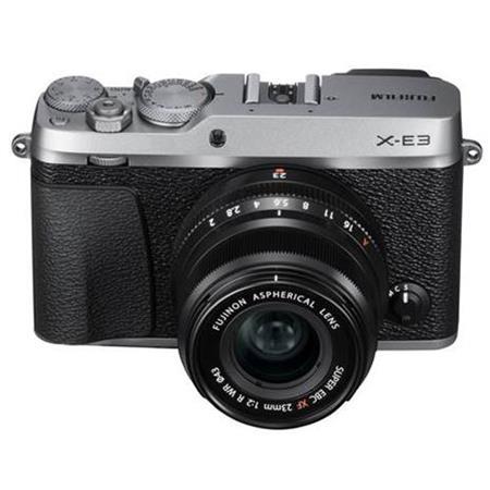 FUJIFILM X-E3 MIRRORLESS DIGITAL CAMERA WITH XF 23MM F2.0 LENS (SILVER) (FREE 32GB MEMORY CARD) (FUJIFILM MALAYSIA)