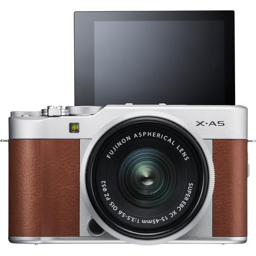 [FUJIFILM PROMO] FUJIFILM X-A5 MIRRORLESS DIGITAL CAMERA WITH XC15-45mm LENS (BROWN) (FREE 1 x INSTAX MINI 8'S MINION TILL 30 JUNE 2018) (FUJIFILM MALAYSIA)