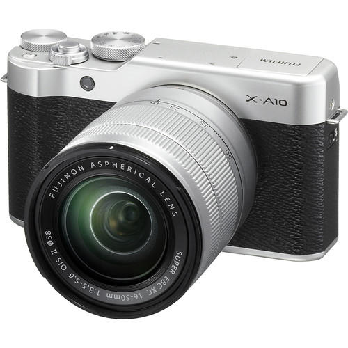 FUJIFILM X-A10 MIRRORLESS DIGITAL CAMERA XC 16-50MM LENS (SILVER) (FREE 16GB MEMORY CARD) (FUJIFILM MALAYSIA)