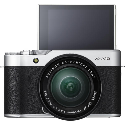 FUJIFILM X-A10 MIRRORLESS DIGITAL CAMERA XC 16-50MM LENS (SILVER) (FREE 16GB MEMORY CARD) (FUJIFILM MALAYSIA)