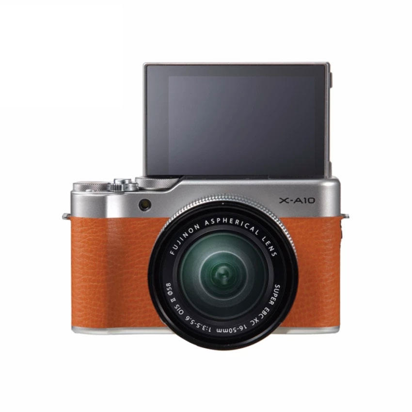 FUJIFILM X-A10 MIRRORLESS DIGITAL CAMERA XC 16-50MM LENS (BROWN) (FREE 16GB MEMORY CARD) (FUJIFILM MALAYSIA)