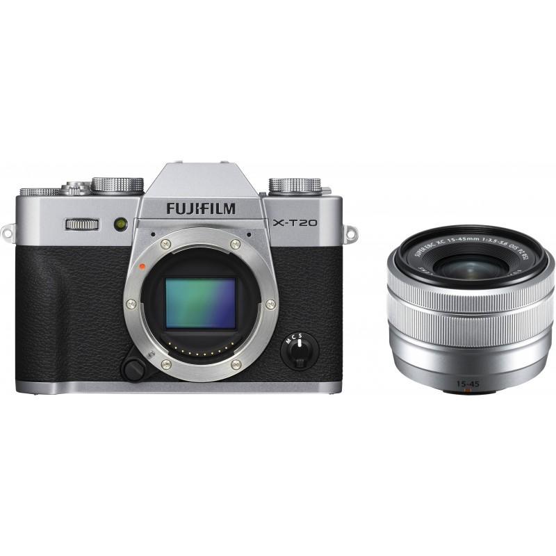 [FUJIFILM PROMO] FUJIFILM X-T20 MIRRORLESS DIGITAL CAMERA WITH XC 15-45MM F/3.5-5.6 OIS PZ (SILVER) (FREE 32GB MEMORY CARD & EXTRA FUJIFILM BATTERY TILL 30 JUNE 2018) (FUJIFILM MALAYSIA)