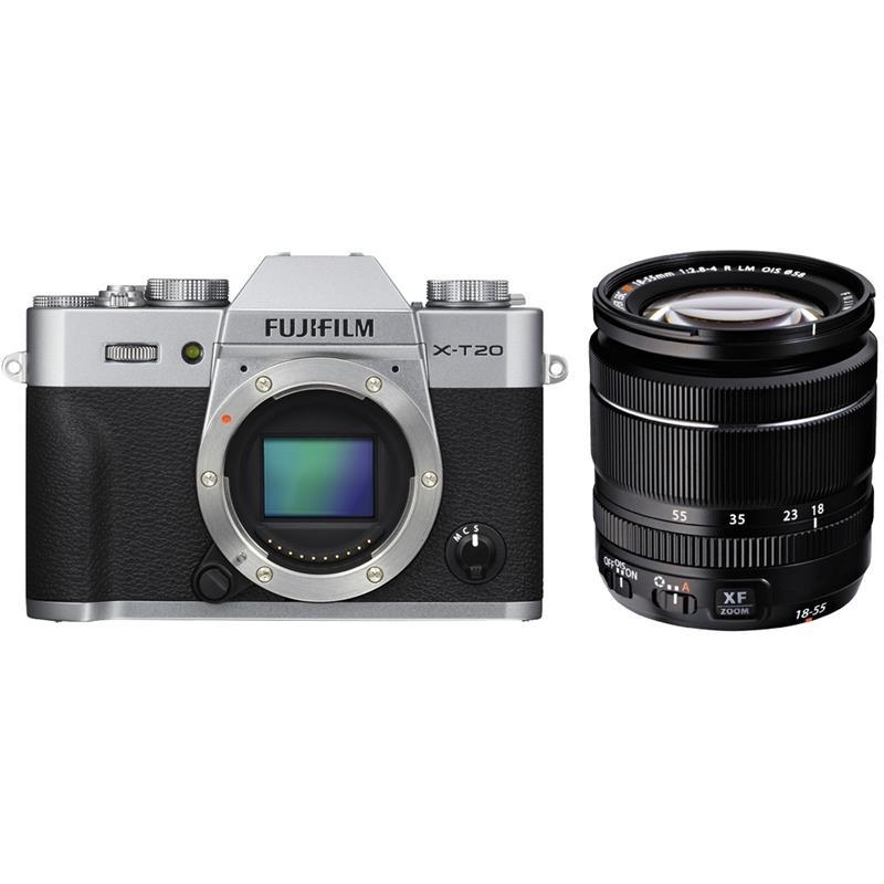 [FUJIFILM PROMO] FUJIFILM X-T20 MIRRORLESS DIGITAL CAMERA WITH XF 18-55MM LENS (SILVER) (FREE 32GB MEMORY CARD & EXTRA FUJIFILM BATTERY TILL 30 JUNE 2018) (FUJIFILM MALAYSIA)