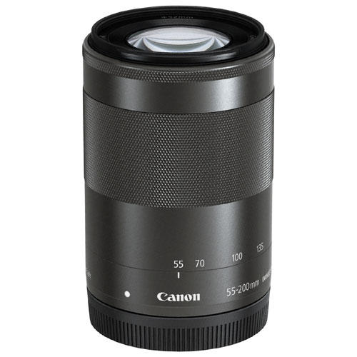 CANON EF-M 55-200MM F/4.5-5.6 IS STM LENS (BLACK) (CANON MALAYSIA)