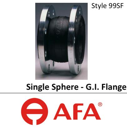 Flexible Joint - Single Sphere Flange Style 99SF