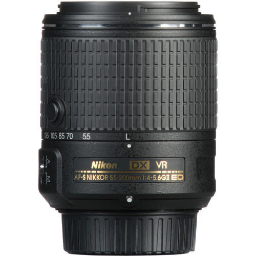 NIKON AF-S DX NIKKOR 55-200MM F/4-5.6G ED VR II LENS (NIKON MALAYSIA)