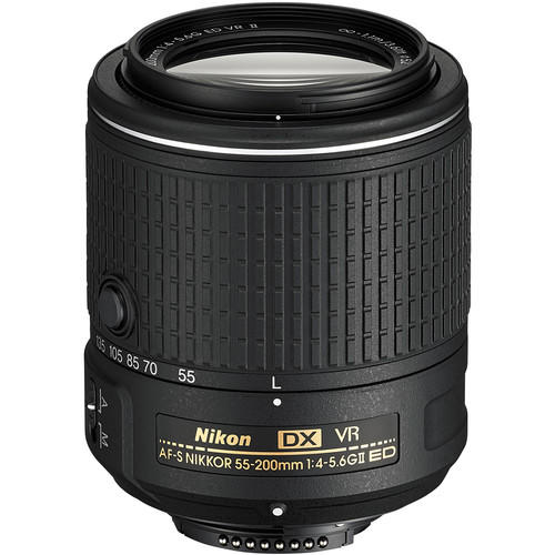 NIKON AF-S DX NIKKOR 55-200MM F/4-5.6G ED VR II LENS (NIKON MALAYSIA)