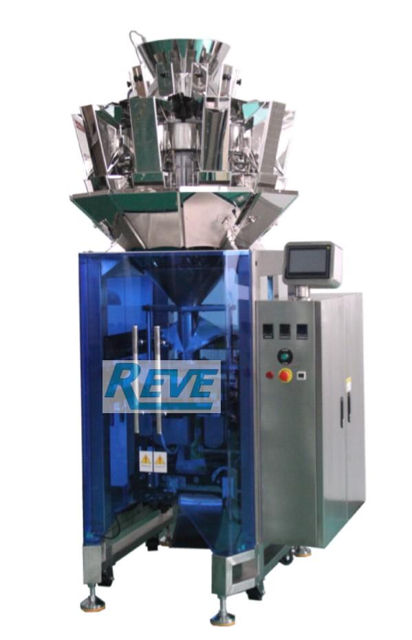 VERTICAL FORM FILL SEAL PACKING MACHINE WITH FILLING SYSTEM