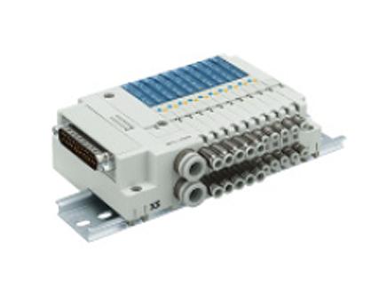 4-Port Solenoid Valve Cassette Type Manifold SJ1000-X1
