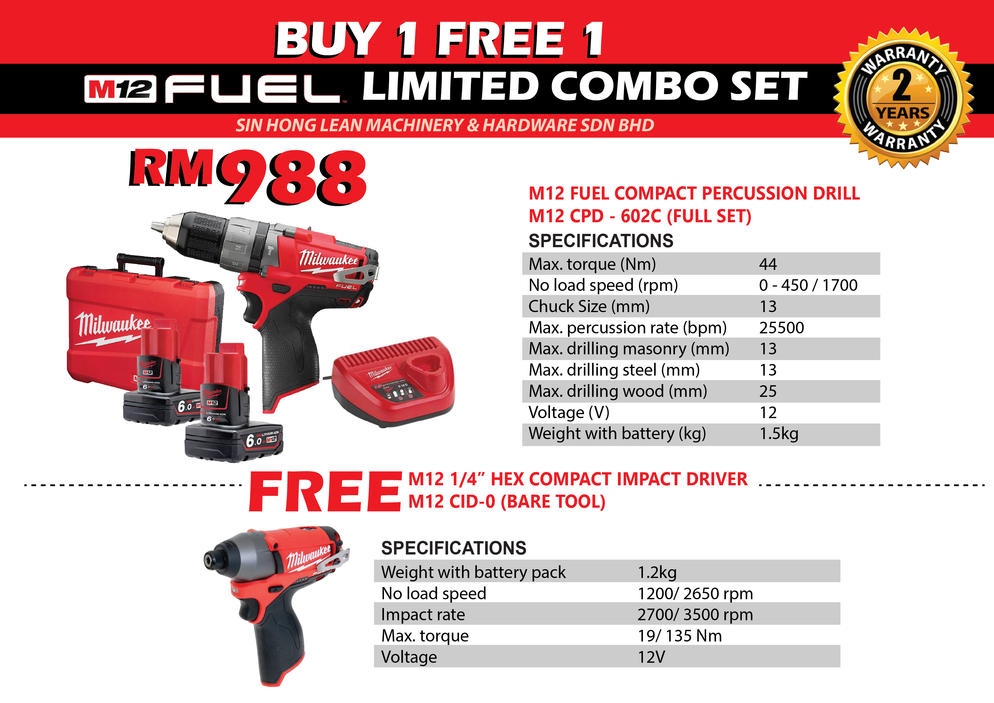 Milwaukee m12cpd online