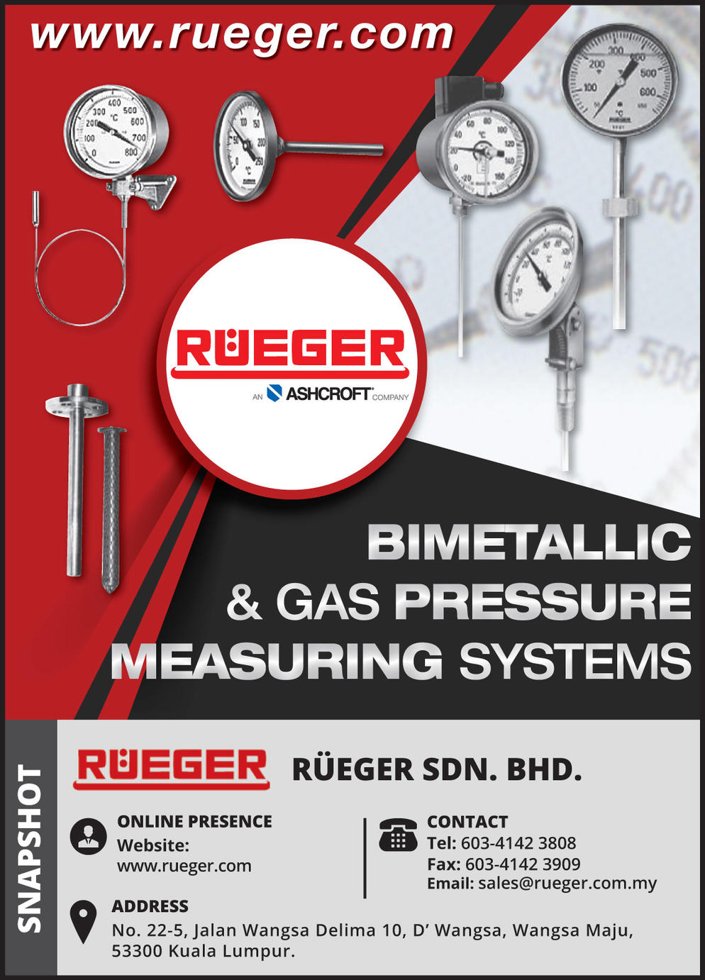 RUEGER SDN. BHD.