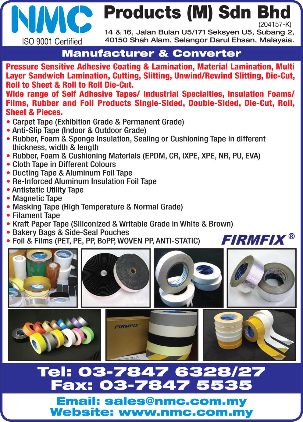 NMC PRODUCTS (M) SDN. BHD.