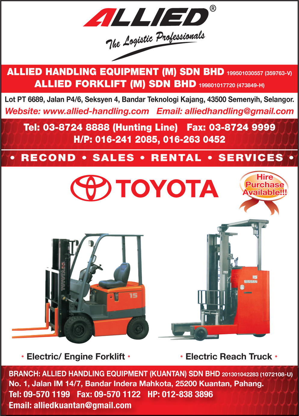 ALLIED HANDLING EQUIPMENT (M) SDN. BHD.