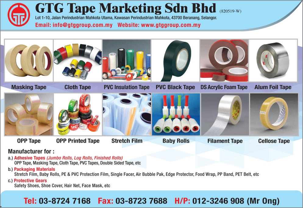 GTG TAPE MARKETING SDN. BHD.