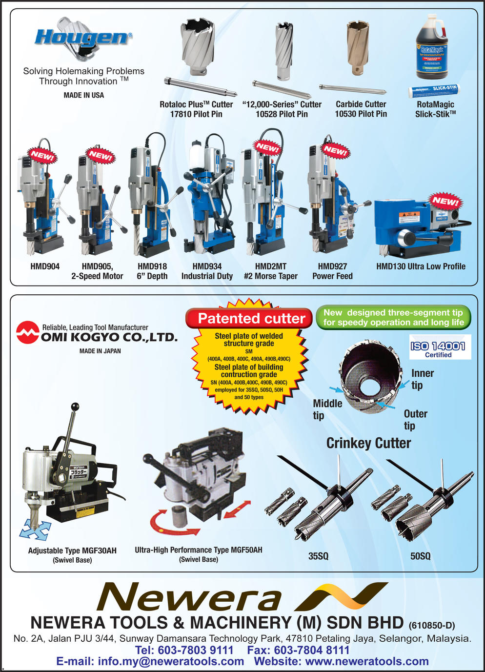 NEWERA TOOLS & MACHINERY (M) SDN. BHD.