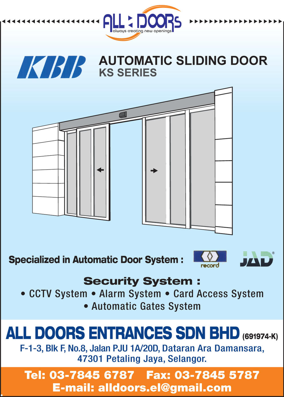 ALL DOORS ENTRANCES SDN. BHD.