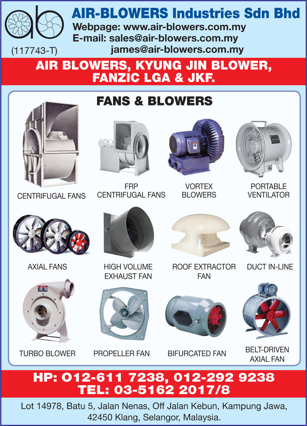 AIR-BLOWERS INDUSTRIES SDN. BHD.