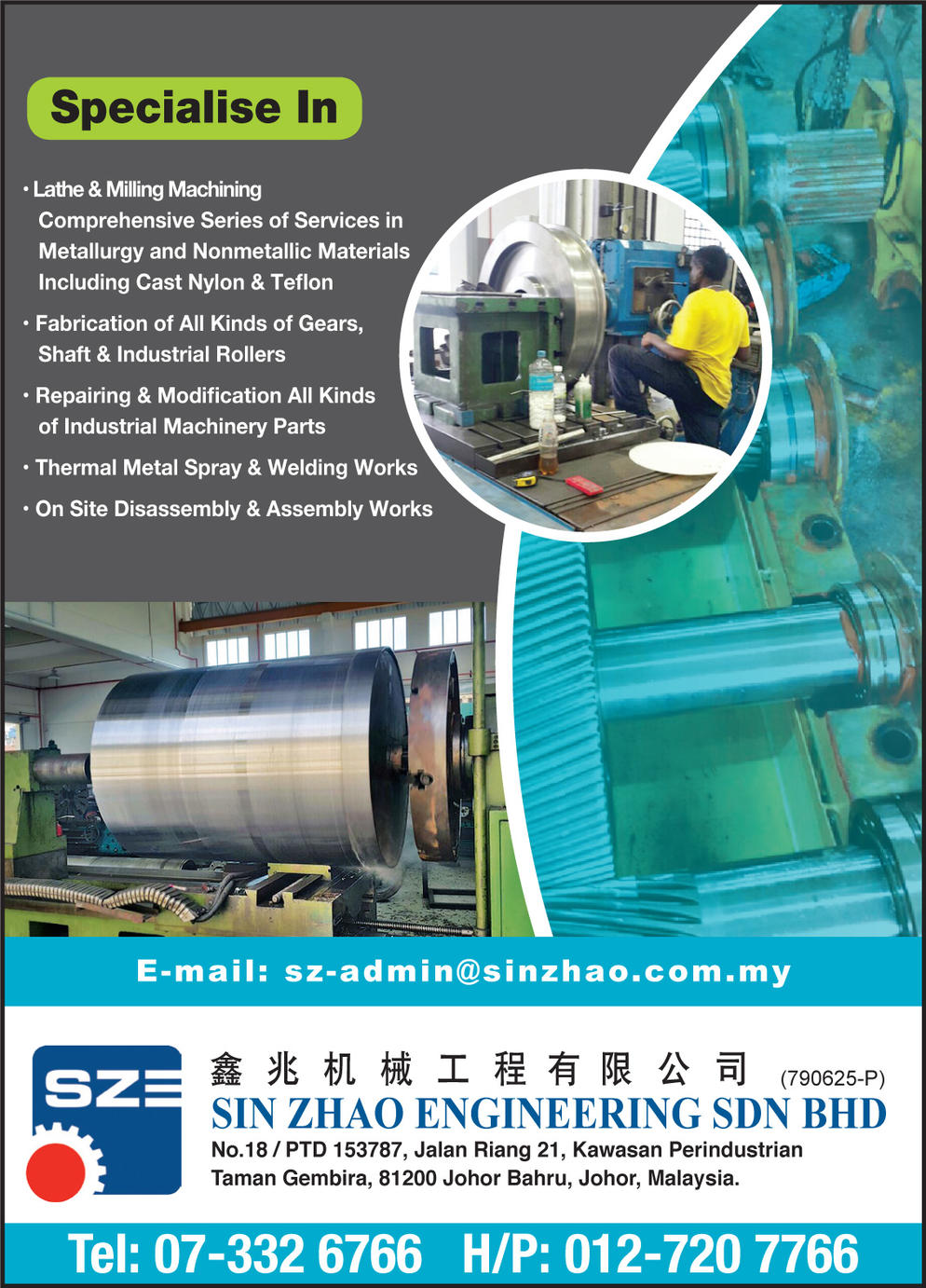 SIN ZHAO ENGINEERING SDN. BHD.