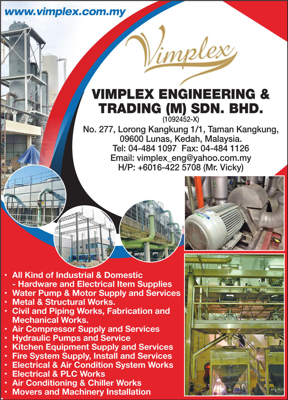 VIMPLEX ENGINEERING & TRADING (M) SDN. BHD.