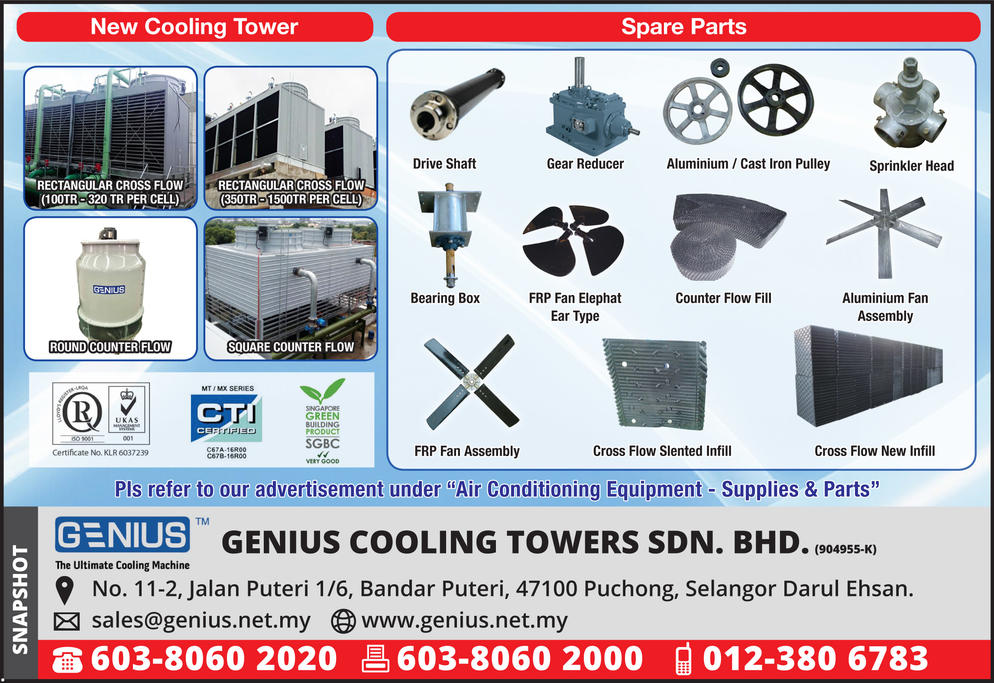 GENIUS COOLING TOWERS SDN. BHD.