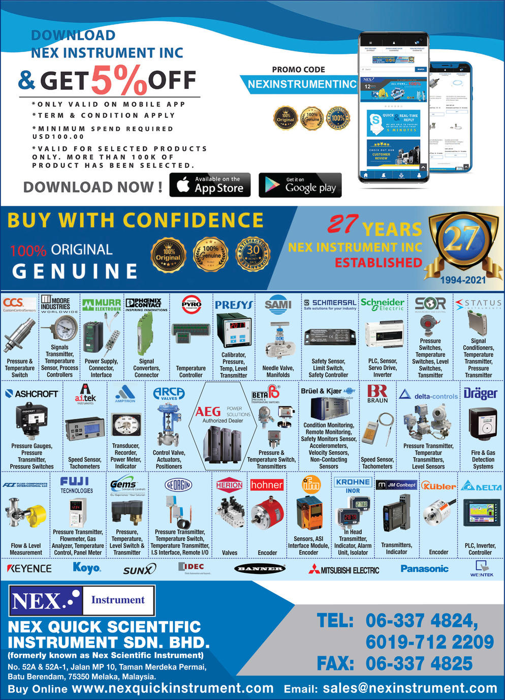 NEX QUICK SCIENTIFIC INSTRUMENT SDN. BHD.