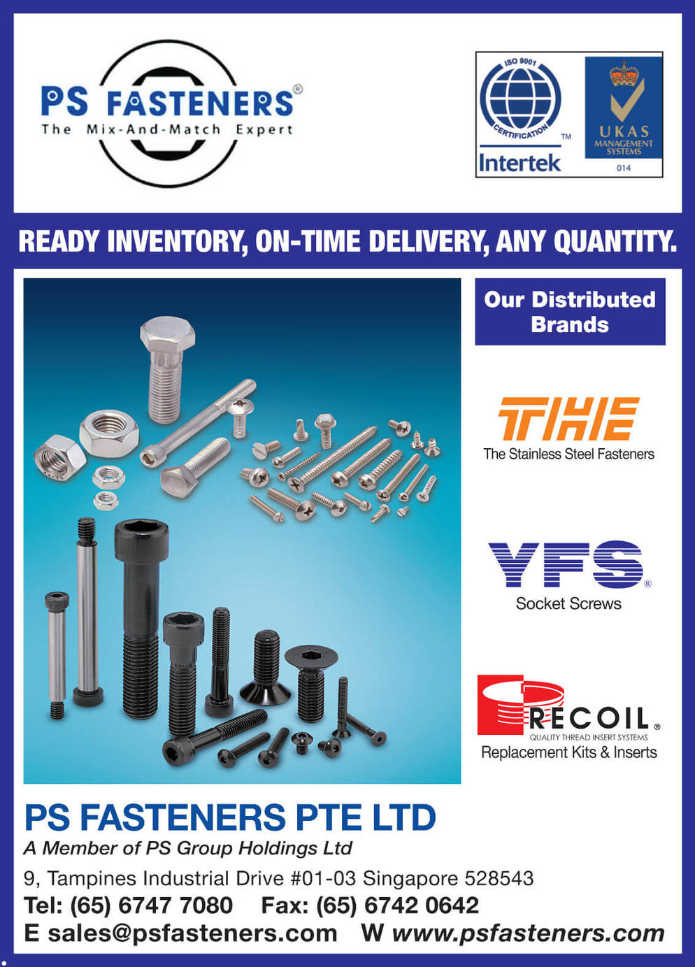 PS FASTENERS PTE LTD